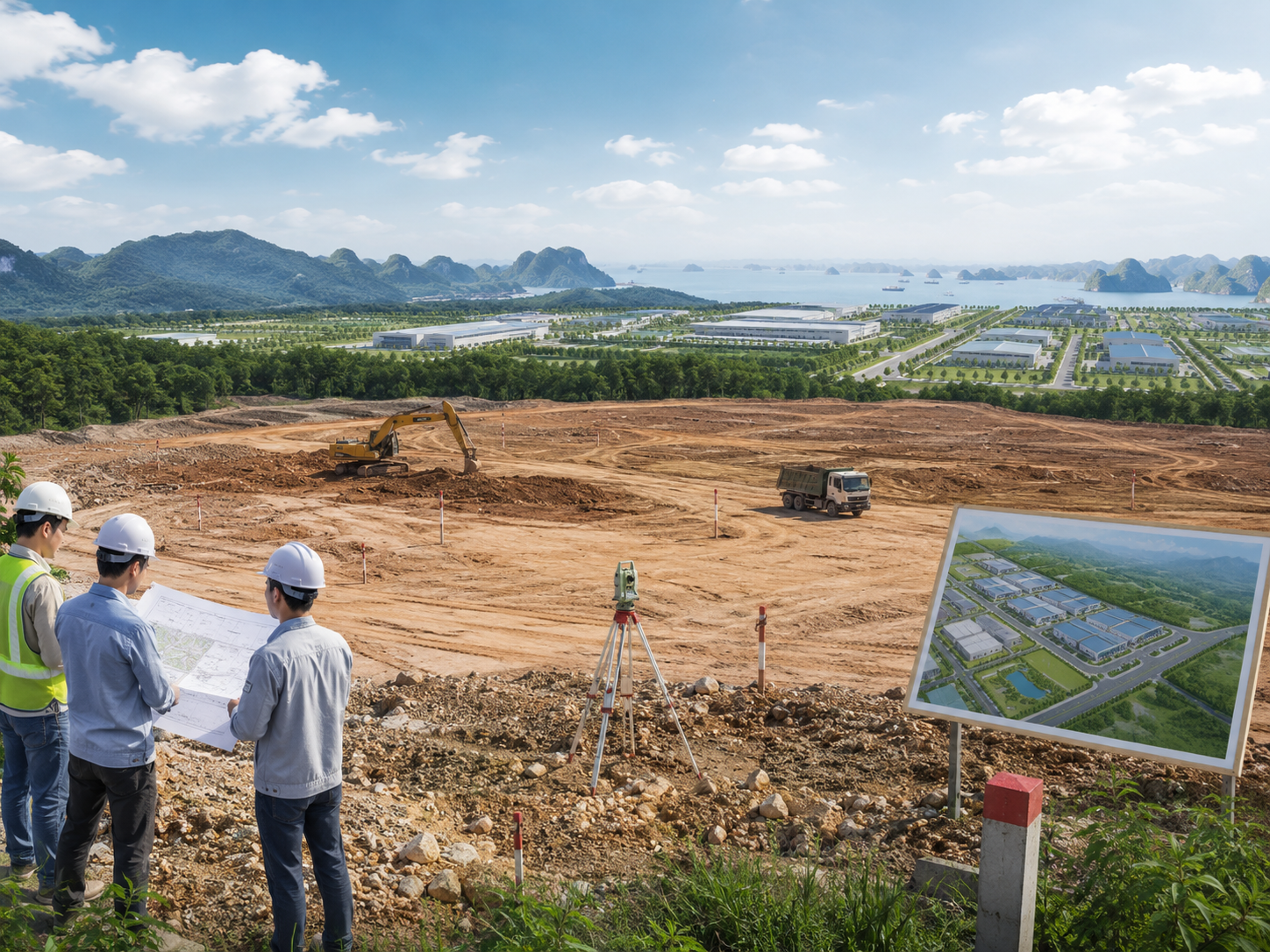 Tiến độ thực hiện dự án hạ tầng Cụm công nghiệp Phương Nam 2 ra sao?