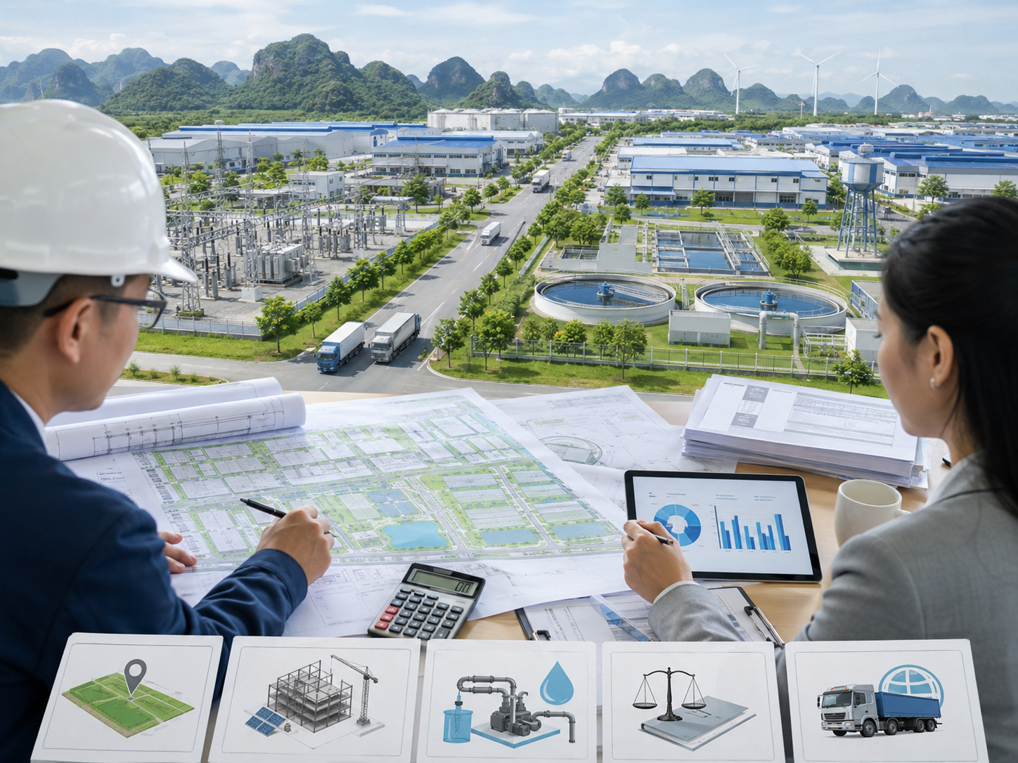 Các chi phí dự kiến tại Cụm công nghiệp Phương Nam 2 Yên Tử
